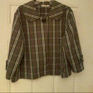 CATO PLAID JACKET SIZE XL